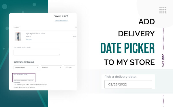 Add Delivery Date Picker