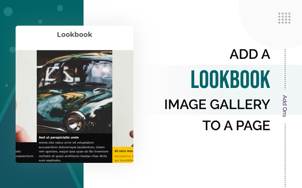 Add Lookbook Images Gallery to a Page