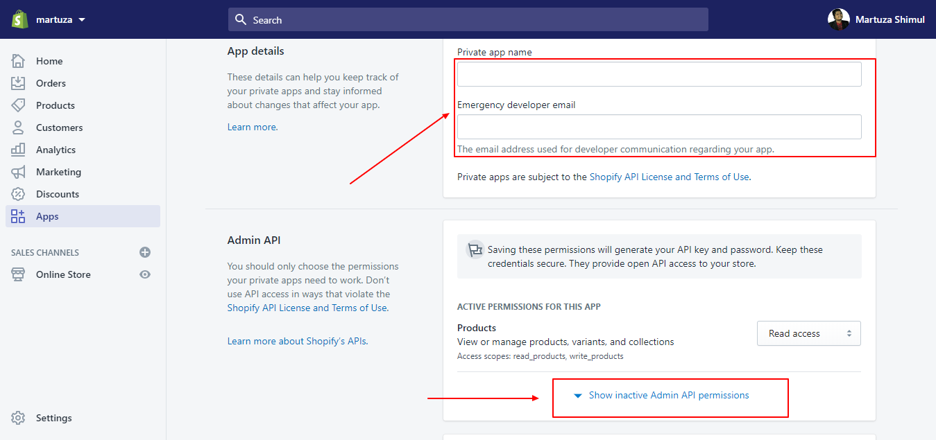 Change Admin API