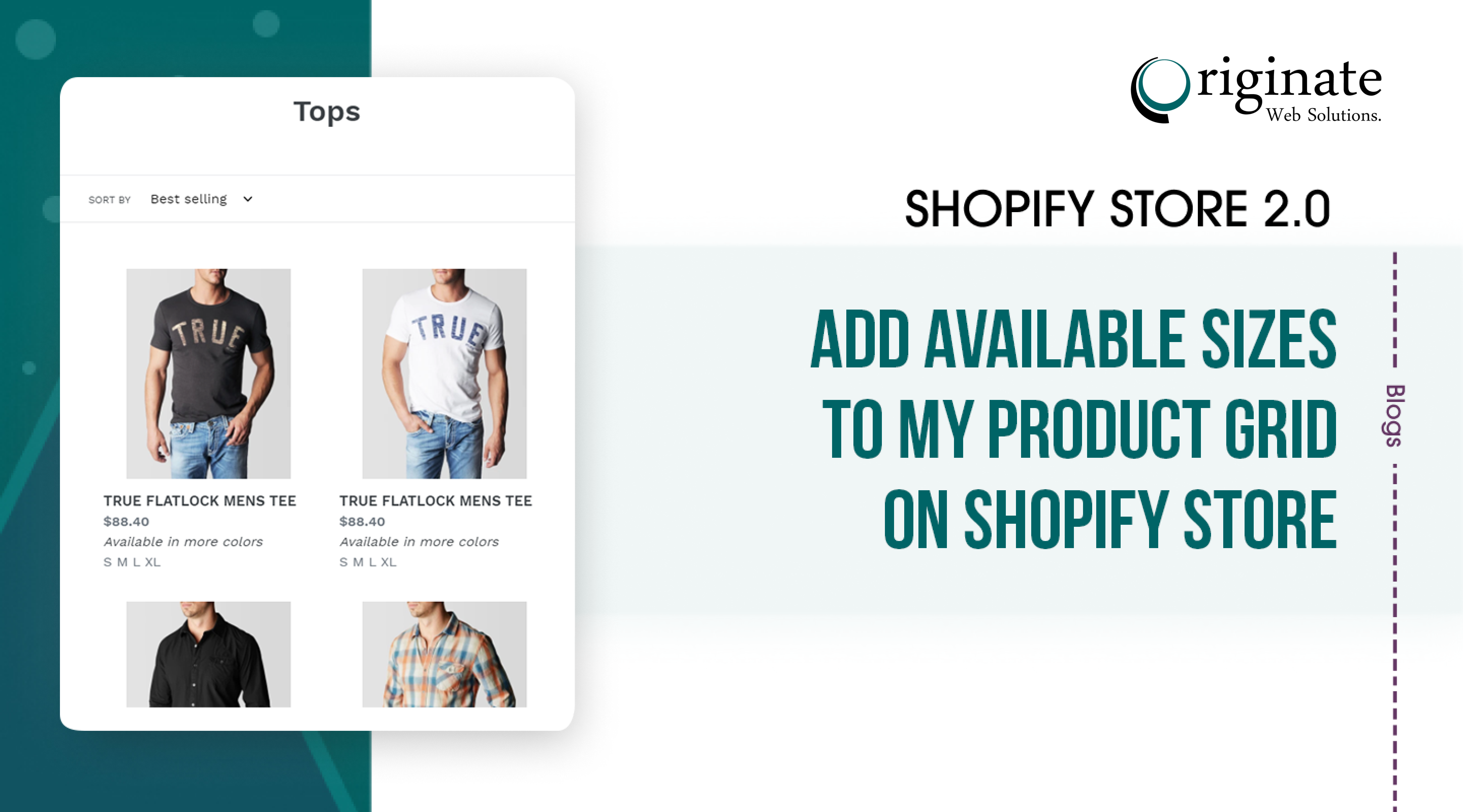 Add Available Sizes To My Product Grid On Shopify Store