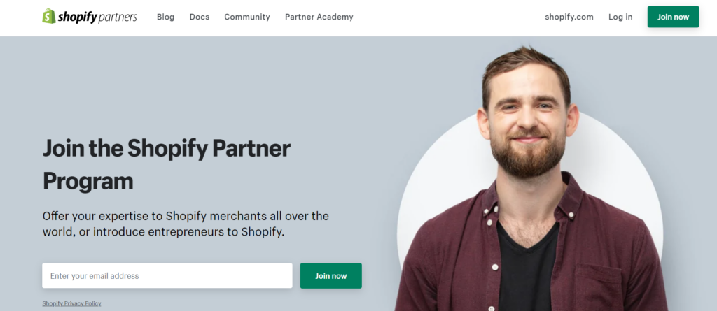 Shopify partner dashboard