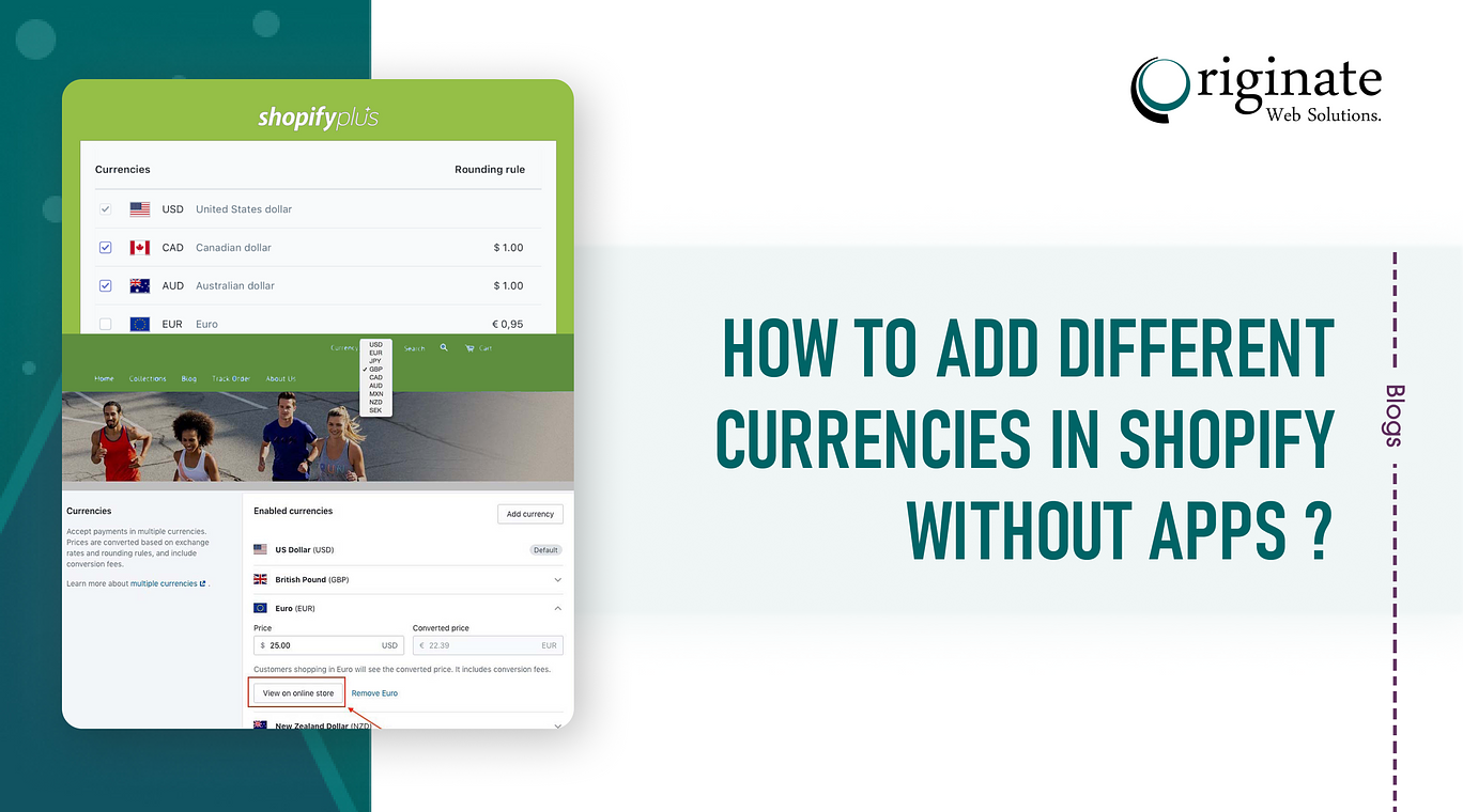 How To Add Different Currencies In Shopify Without Apps ?