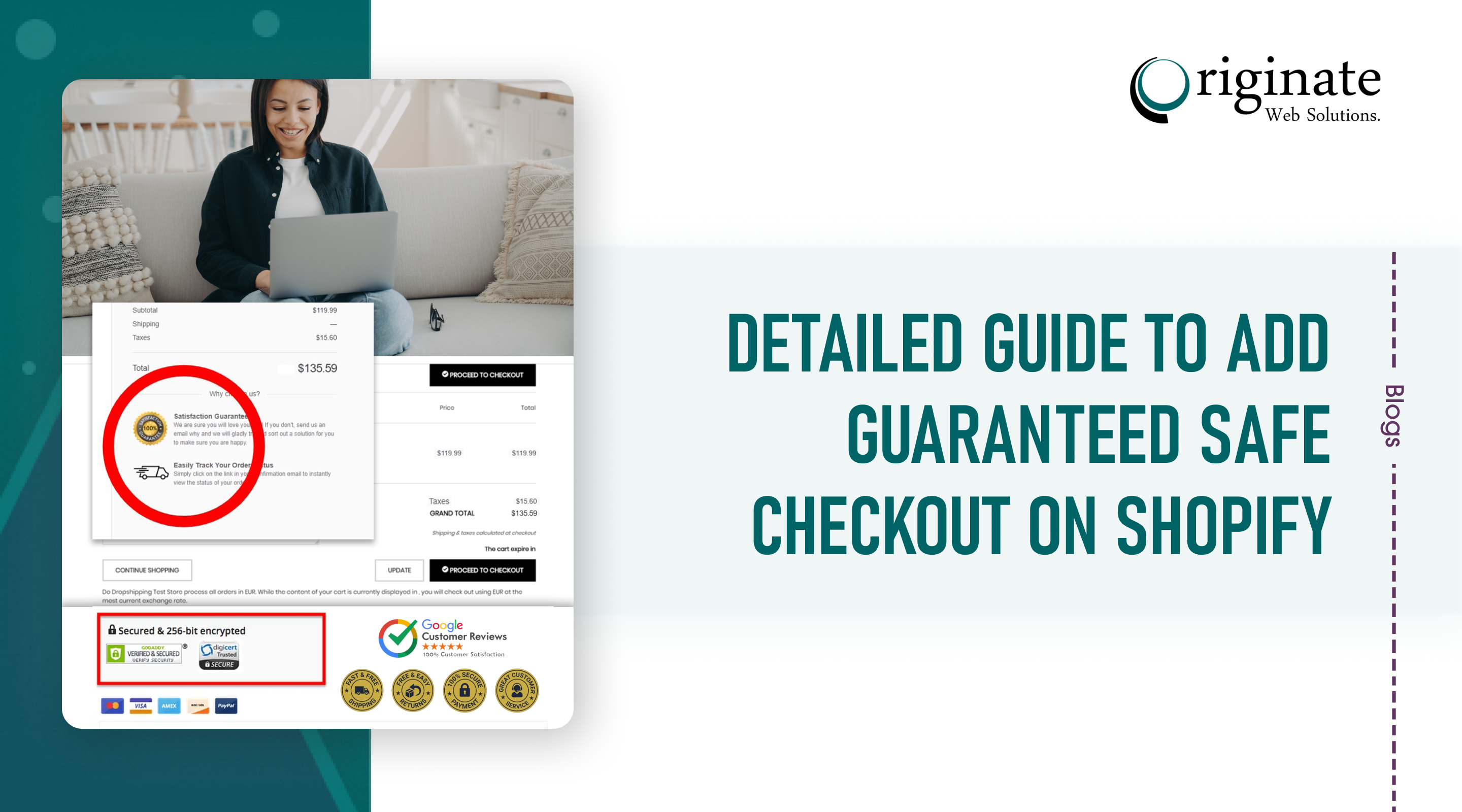 Detailed Guide To Add Guaranteed Safe Checkout on Shopify