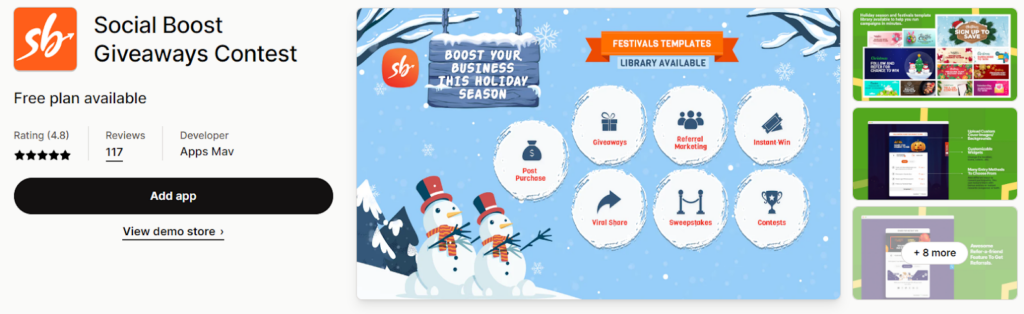 Social Boost: Giveaways and Contests