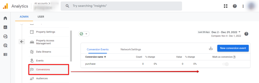 Shopify Google analytics 4