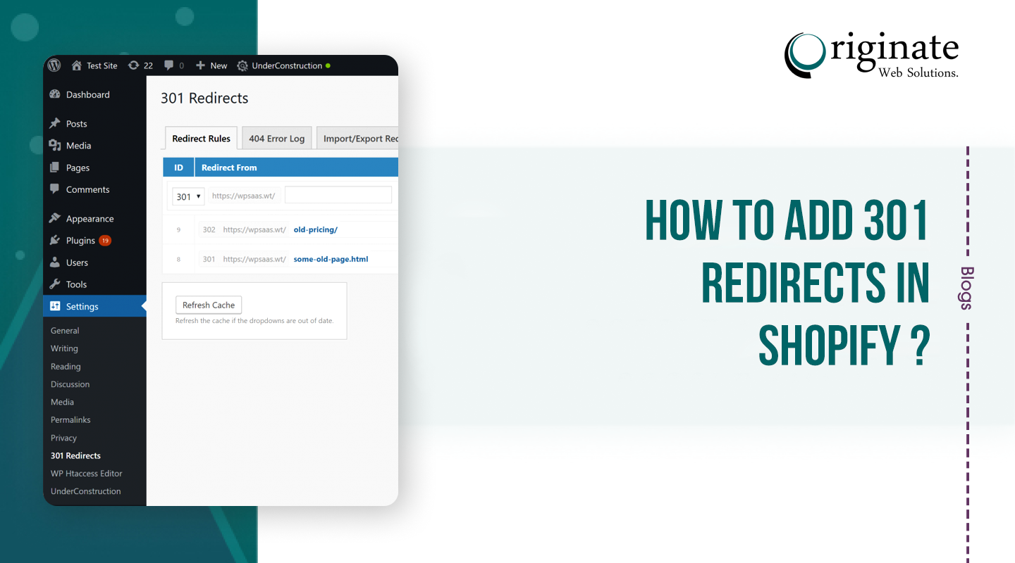 How to Add 301 Redirects In Shopify?
