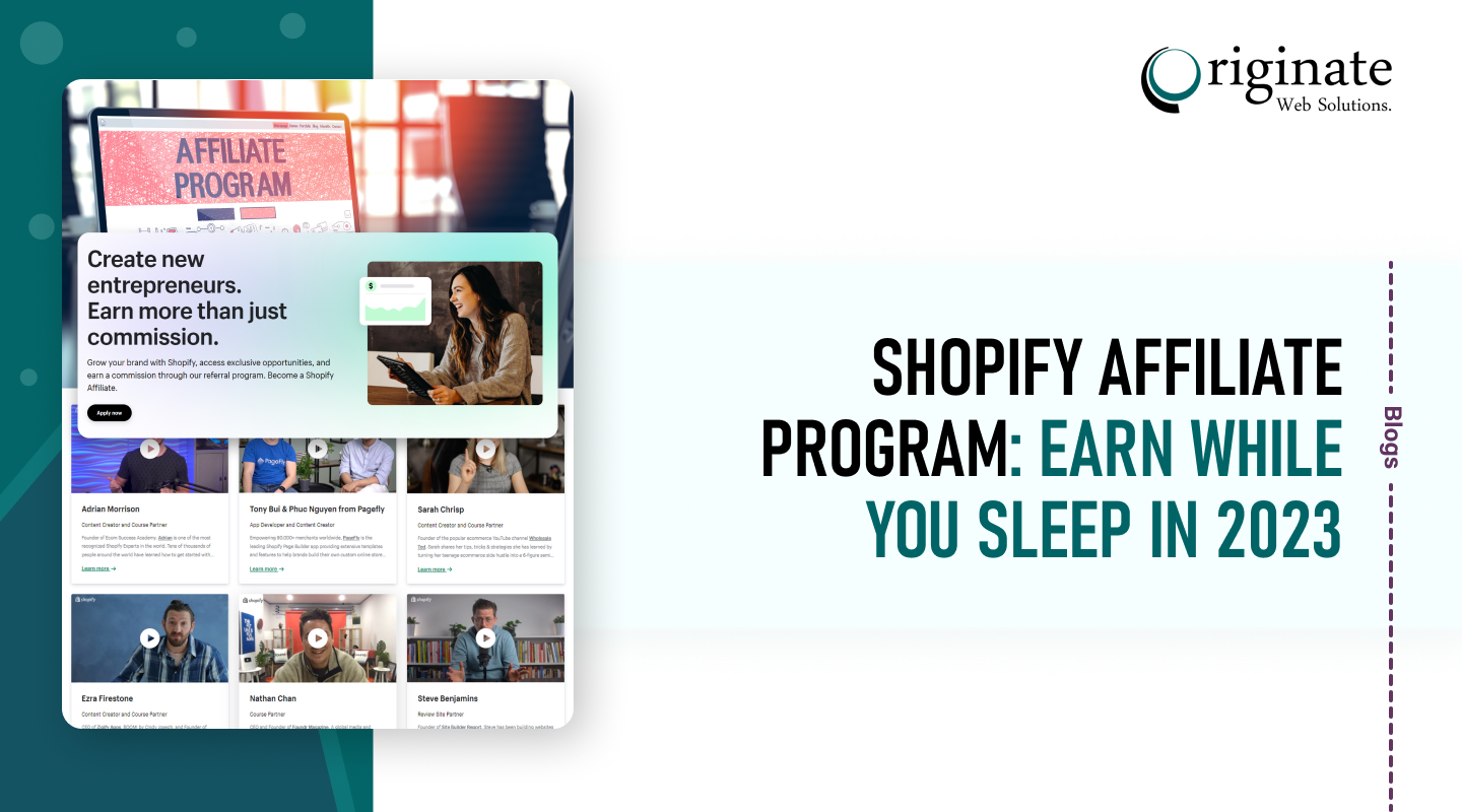 Shopify Affiliate Program: Earn While You Sleep in 2023